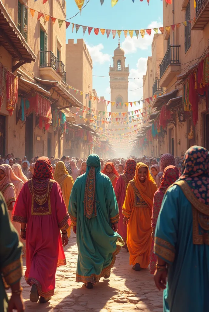 Moroccans on Eid Al-Fitr