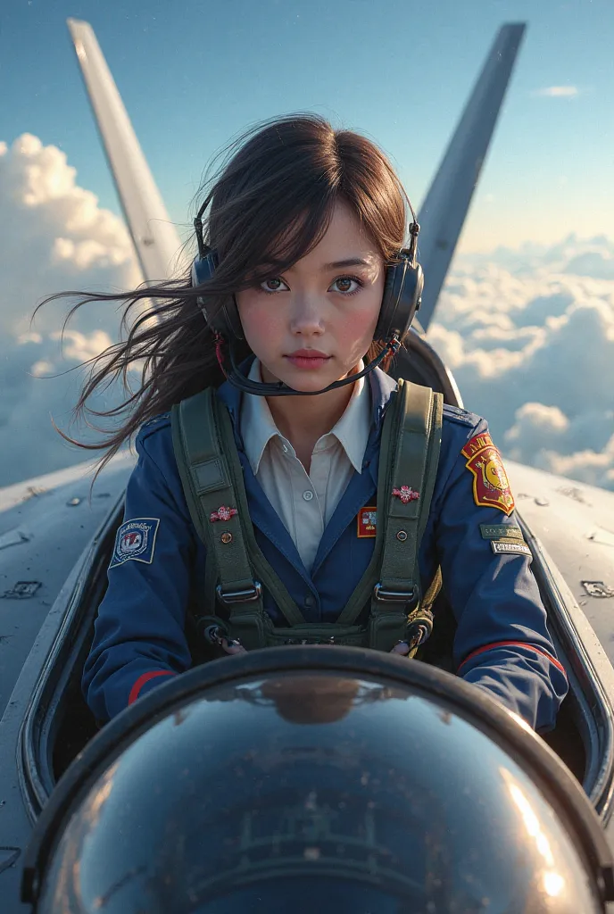 Girl as a pilot