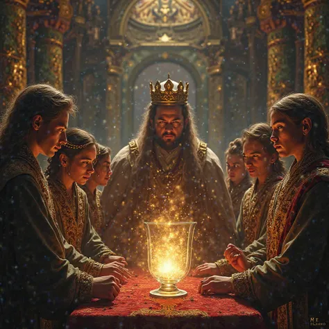  The Magic Glass and the Court Story

Once upon a time there was a great empire, whose king was very wise and just. His court had great ministers, counselors and scholars. But the most unique thing was a magic glass placed with the king, in which whoever l...