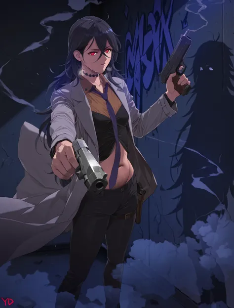 (yd \(orange maru\)-style:1.4), (oda non-style:1.2), anime coloring, anime screencap, anime-style detailed background, vignetting, masterpiece, high quality, absurdres, best quality, very aesthetic, newest, dynamic composition, anatomical correct, HD, 4K, ...