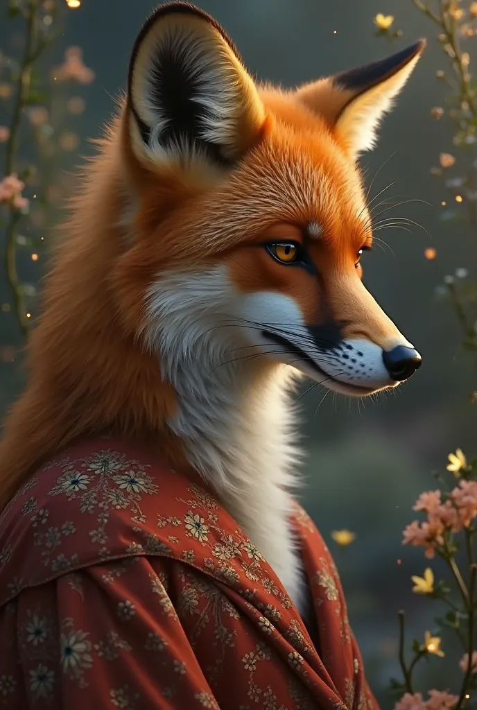 A woman in a fantasy world(images) The royal fox(night fox)ผมยาวตรงสีขาว มีหน้าม้า สีประจำตัวเธอคือสีม่วง ใบหน้าคมสวยและจิ้มลิ้มในเวลาเดียวกัน มีเจ็ดหาง ดวงตาสีม่วงมีเสน่ห์ สัญลักษณ์ของเผ่าThe royal foxชัดเจนผ่านร่างหญิงสาว สวยมีสเน่ห์ ทั้งเย้ายวนและสง่างา...