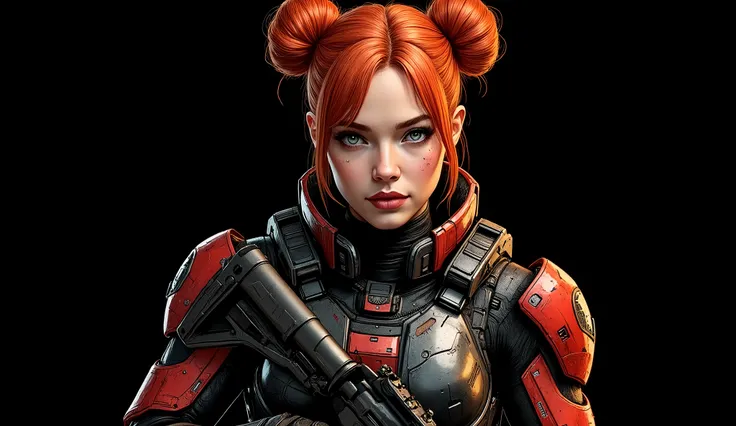((artwork, highest quality, A maximum image quality, high resolution, photorealistic, CRU photo, 8k)),(best quality, 4k, high resolution, masterpiece: 1.2), ultra detailed, (realistic, photorealistic: 1.37), creates a perfect image of a futuristic space ma...
