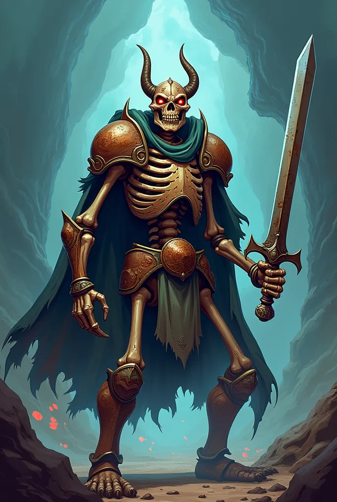 Skeleton Warrior Cartoon 