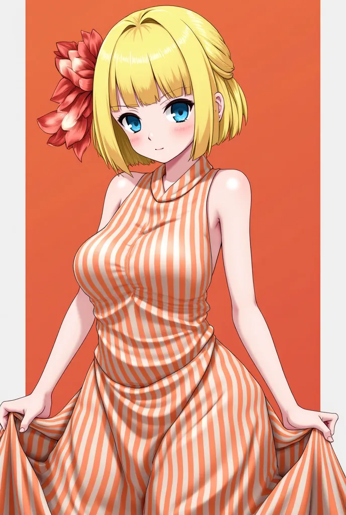 Naked, Mastervation,anime art style,
Japanese, Himiko Toga