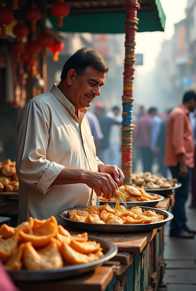 Asif Ali zardari selling pakoda samosa in ramzan