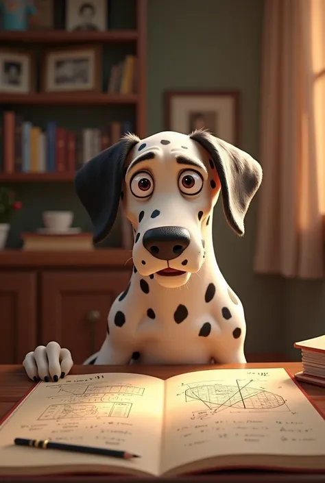 I created Pongo, The father of 101 Dalmatians, and it was through learning math，only to see two-dimensional