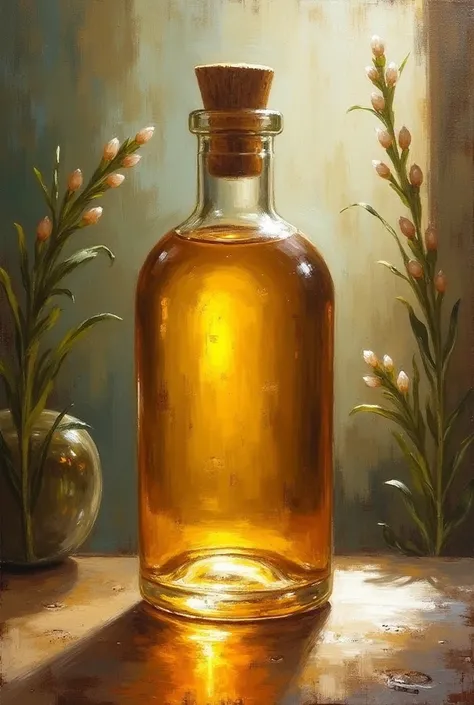 Mirasol oil bottle highlighted as the artist of a masterpiece