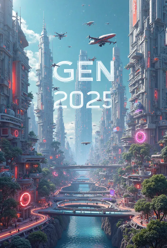 An image that says Gen 2025 with things about architecture 