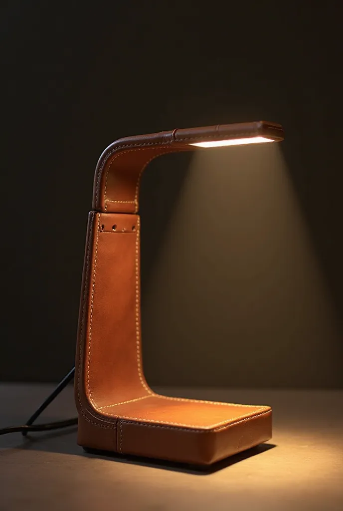 Leather Projection Table Lamp