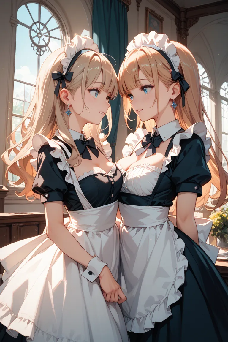 Two Girls in Maid Clothes: Seduce and Love Each Other