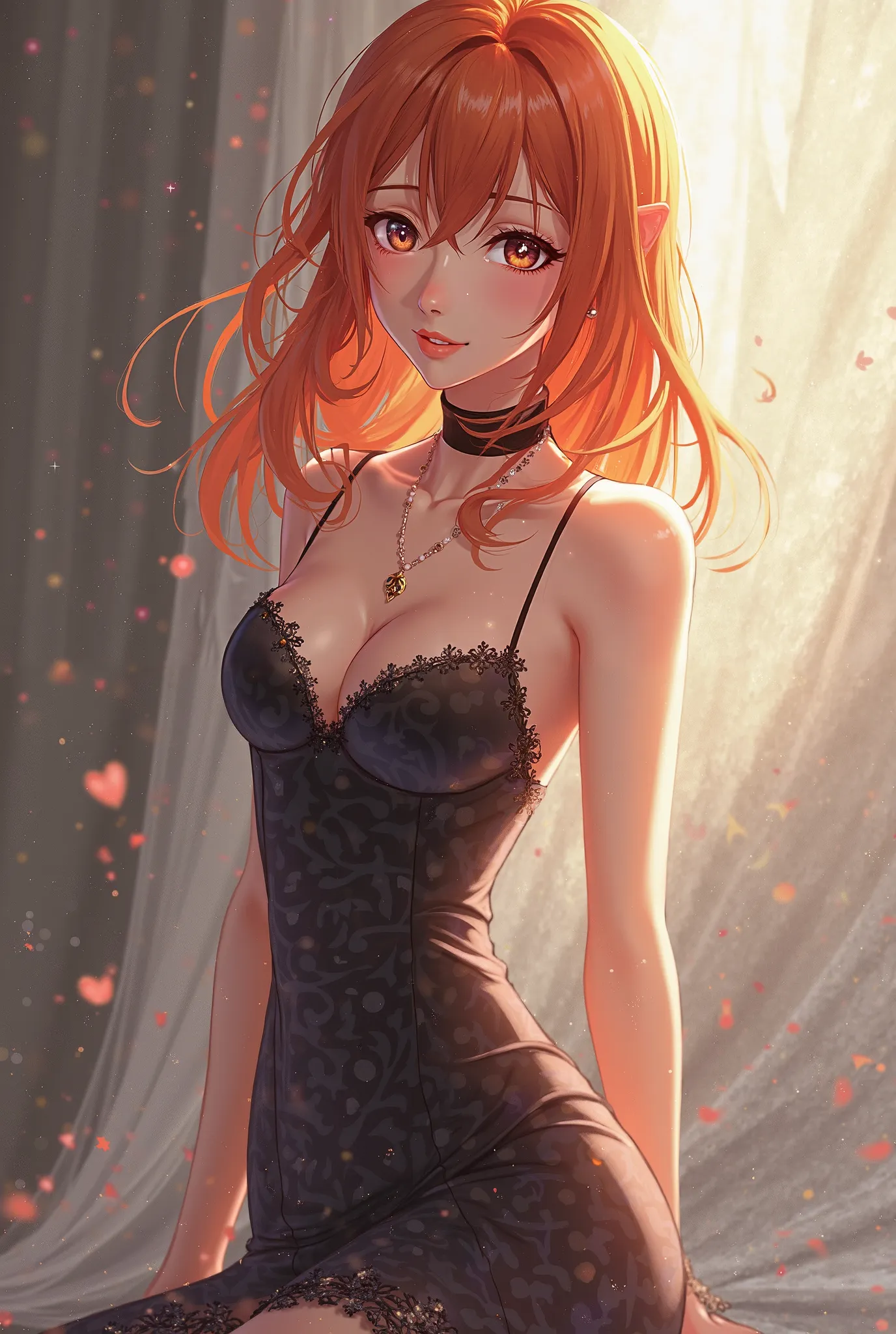 Orihime Inoue sexy pose and sexy dress 