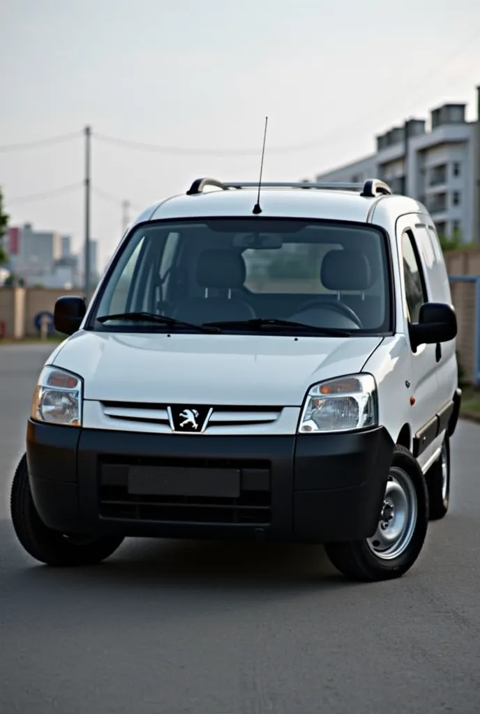 Peugeot Partner 2001 5 port , gray , black windows 