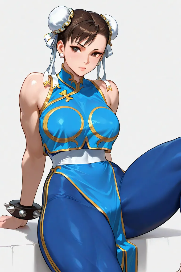 Street Fighter Chun-Li has M-shaped legs even though she's not wearing pants