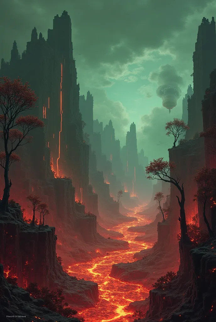 Minecraft Hell Landscape 