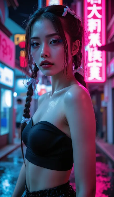  [Style: "masterpiece, realistic (Photorealistic realism), Hyper high resolution, (ultra quality, intricately detailed digital art), focus on extremely Realistic Proportion Body"] (Key Directive: "Prioritize anatomical accuracy and material textures") "Por...