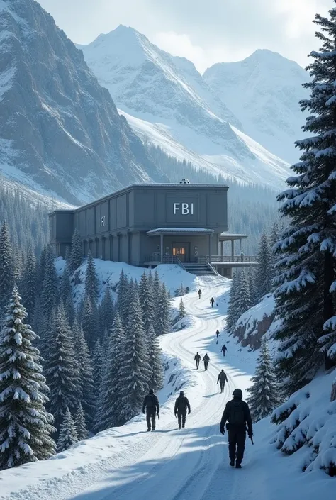 FBI base in the middle of the mountain 