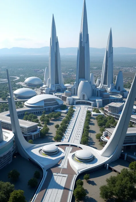 Place buildings to make the city more futuristic 