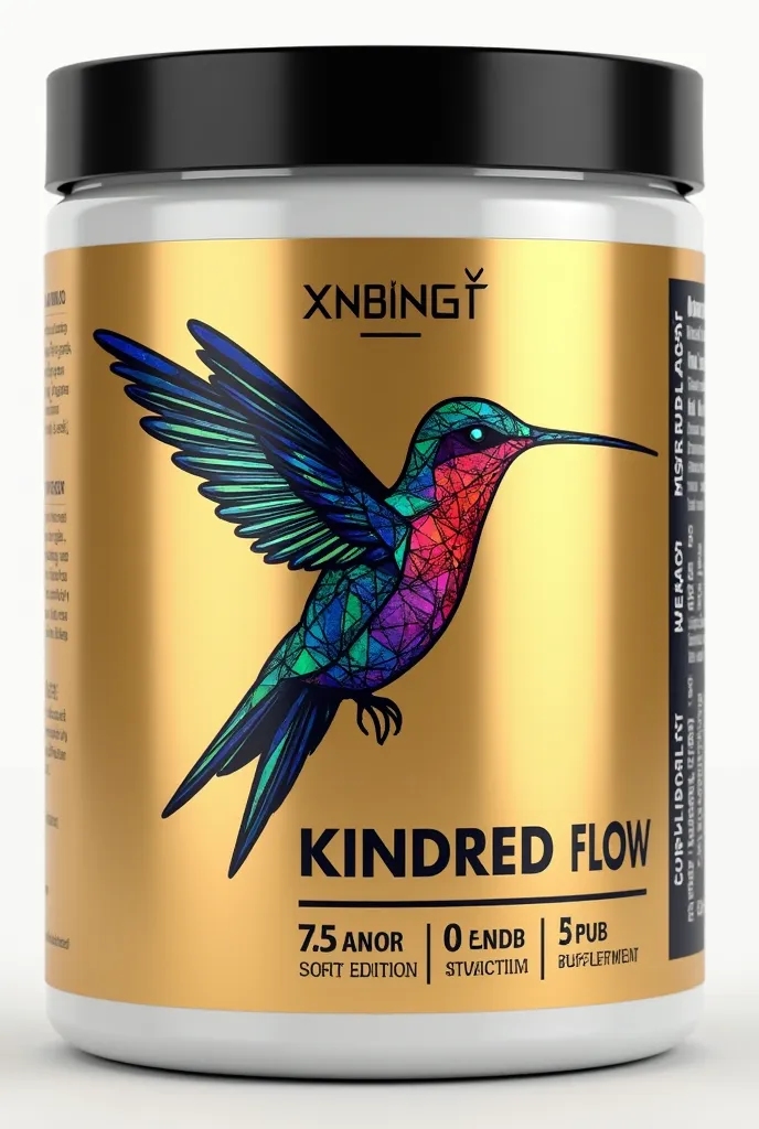 ~Please look at photos to understand color scheme~

I'm seeking a designer to create a high-end, minimalist label for our new nootropic product. The color scheme will be gold, black, and white, featuring an iridescent geometric humming bird.

Key requireme...