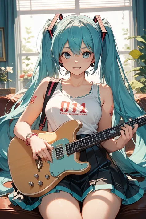 Hatsune Miku guitar