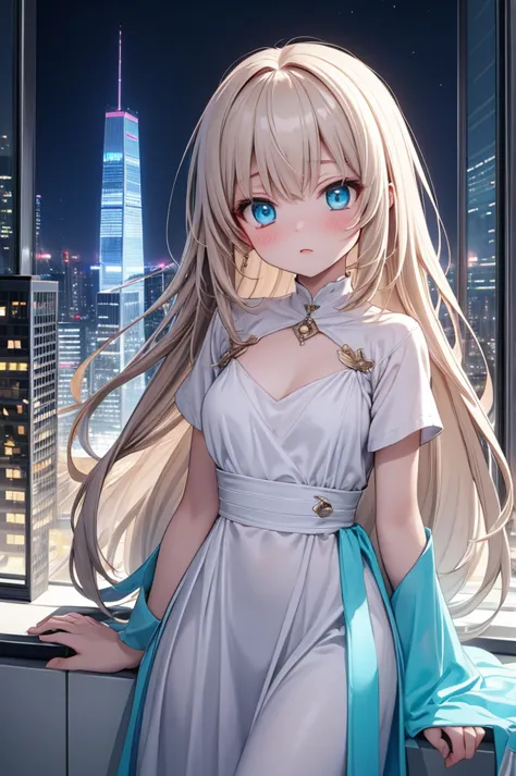 masterpiece, best quality, ultra detailed, highres, 8k ultra high resolution, anime style, (2.0)
romantic, midnight romance, young noble girl, futuristic setting, (1.8)
cyan long straight hair, beautiful eyes, delicate face, blushing, surprised, adorable e...