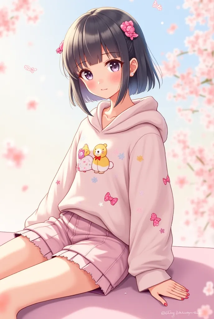 A leisure wardrobe image mixed with kawaii