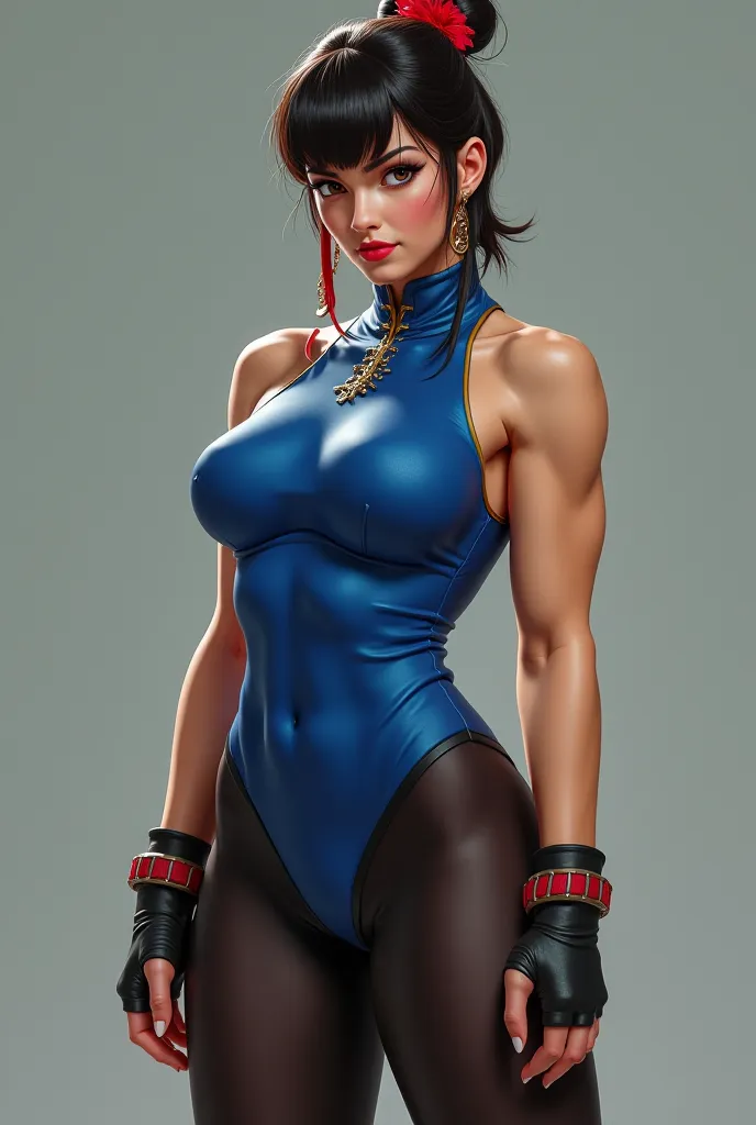 Chun-li in pantyhose, full body