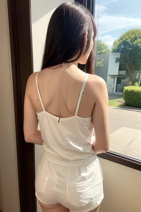 camisole、Standing back view