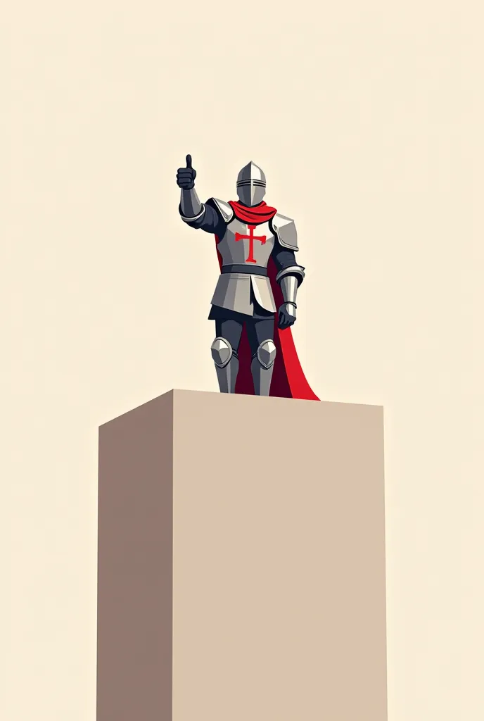 Minimalist 2D Templar making a 👍🏻