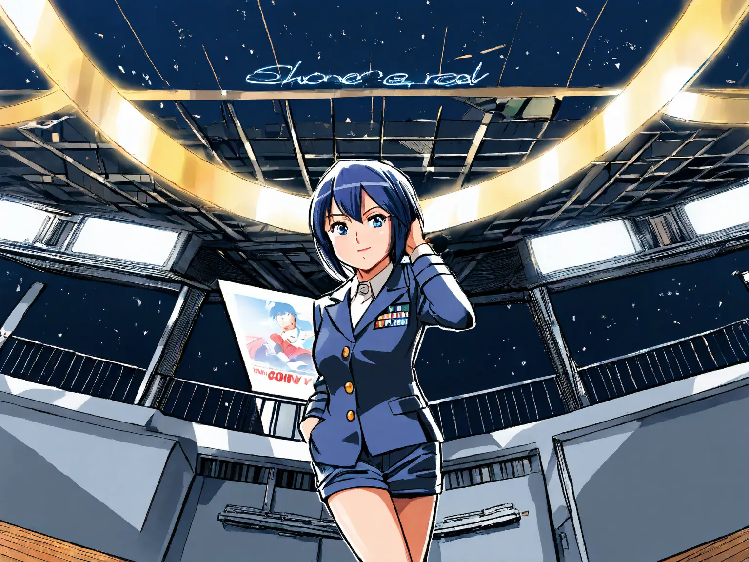 navy cis cop, on warship, shonen goes real