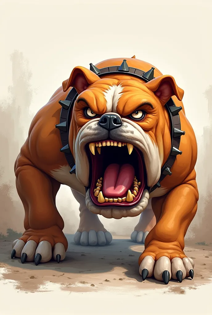 Bulldog rabioso,  animated