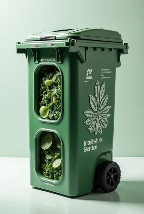 Make an intelligent waste bin with a very modern and beautiful designer that can fit 3 tons of garbage a day, and also be the designer of your internal system, where you will have a digestion tank, biogas collection system,  generator, batteries, level sen...