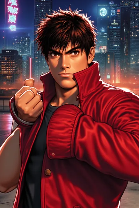 Young Teruaki Ogawa as Kyo from The King of Fighters 1994® 