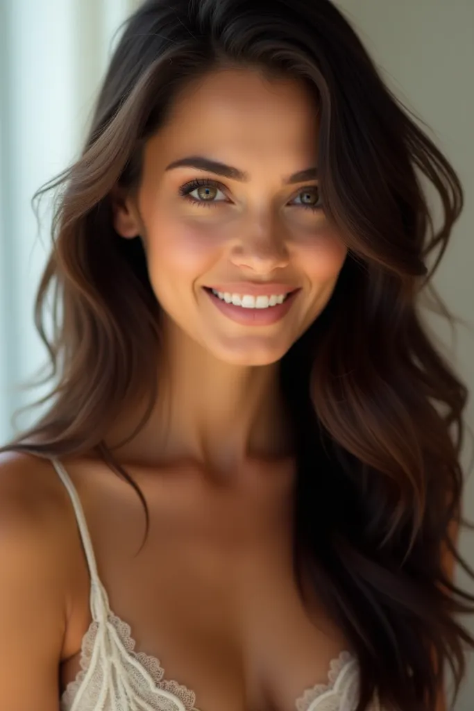 A beautiful brunette woman can be described in many ways, depending on the features that stand out. She may have long, wavy, dark brown hair that falls softly over her shoulders, highlighting her radiant, healthy skin tone. Her eyes, which can range from a...