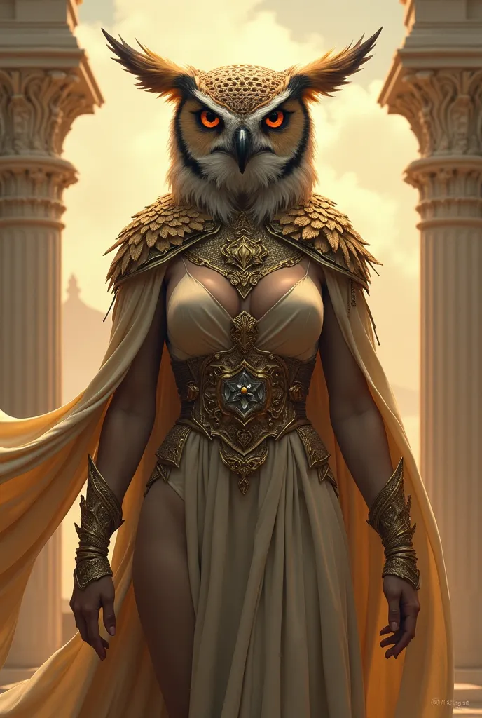 an owl woman, Athena