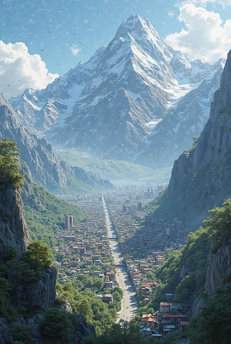 I want an exact image of the mountain urban map