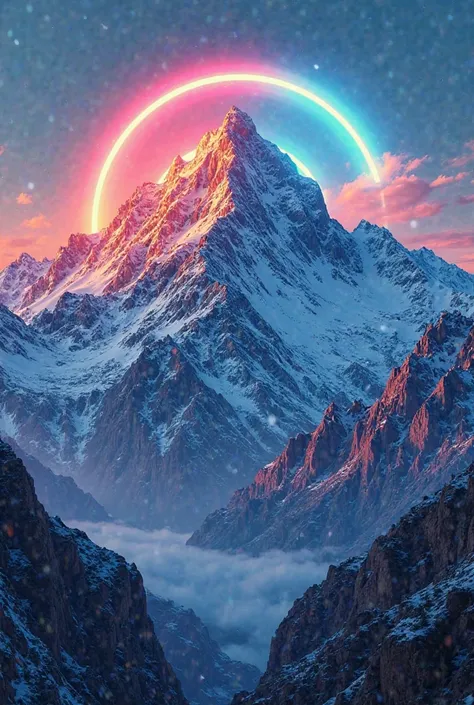 RGB logo with Mongolians written on the back of mountains
