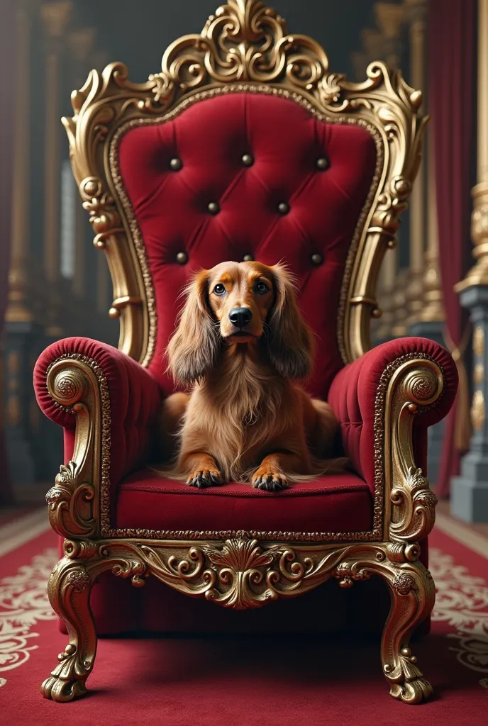 Bigest throne for my brown long hair datchund