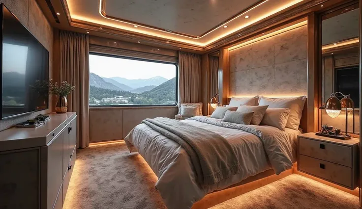 2025 Prevost Motorhome bedroom 