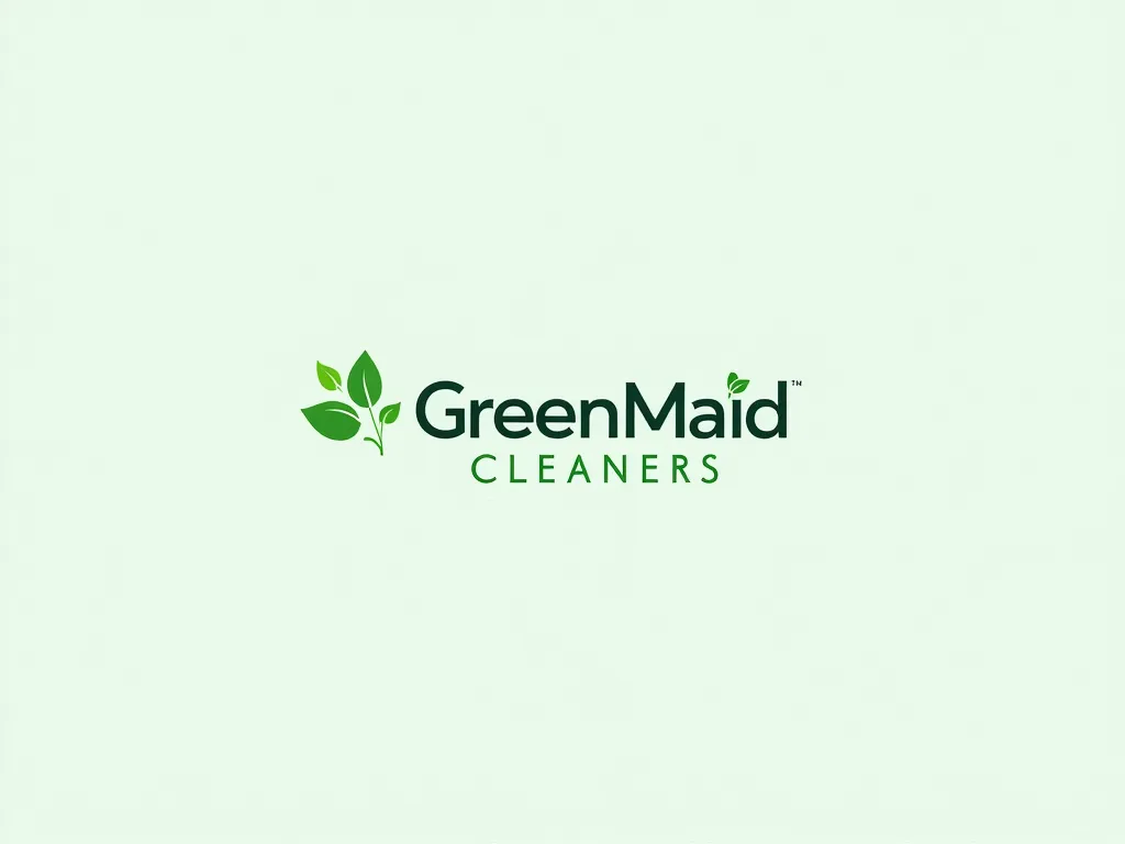 I'm in need of a minimalist logo for my eco-cleaning business, GreenMaid Cleaners. The logo should resonate with our commitment to eco-friendly cleaning solutions and should appeal to both residential and commercial clients.

Key Requirements:
- Design a m...