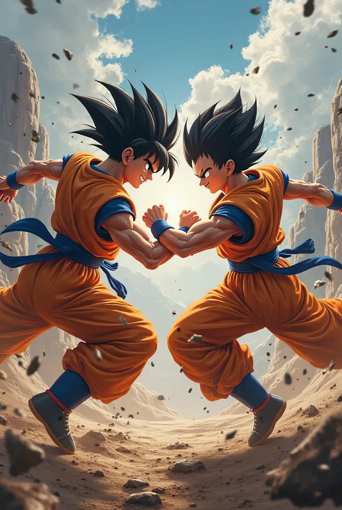 Goku vs vegeta video 