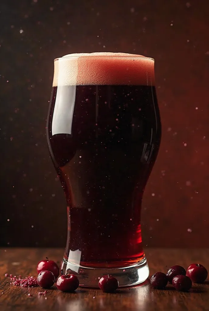 Stout red wine style beer