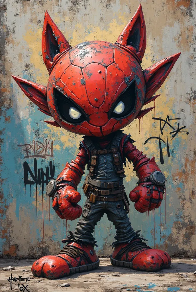 Create a graffiti character