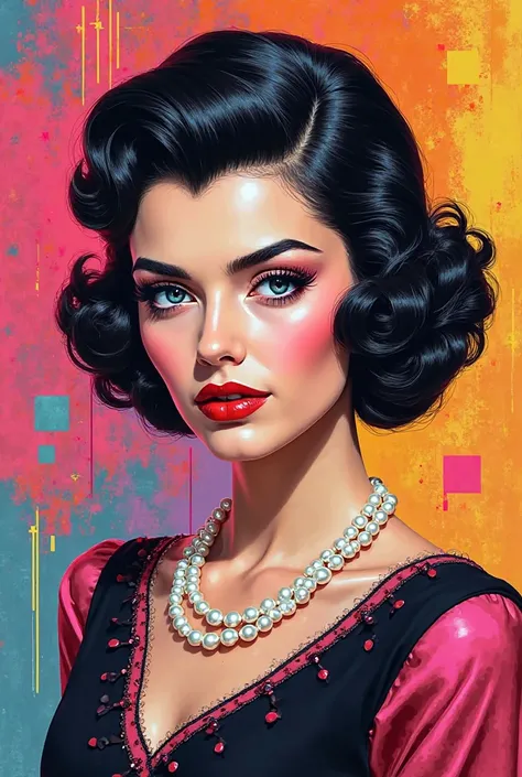 Convert Coco Chanel's portrait into pop art