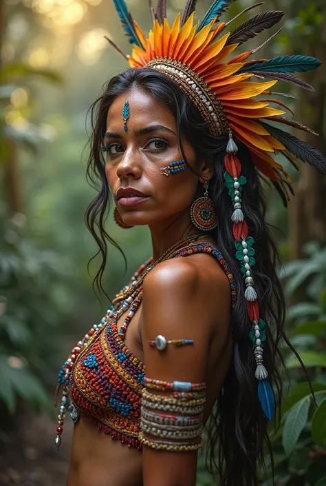  Brazilian indigenous woman  