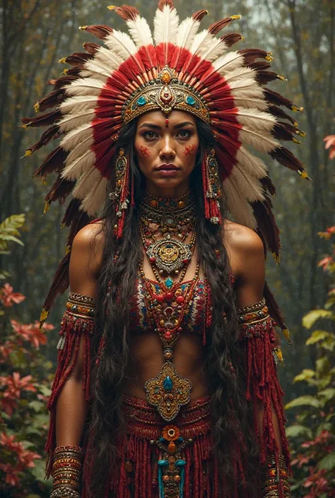 Red indian queen