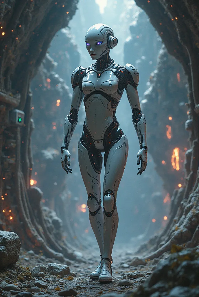 Hello good morning, I want a character that is an AI inside a synthetic body that lives inside a spaceship that is also a factory the size of a continent and commands only using their Technokinesis abilities 