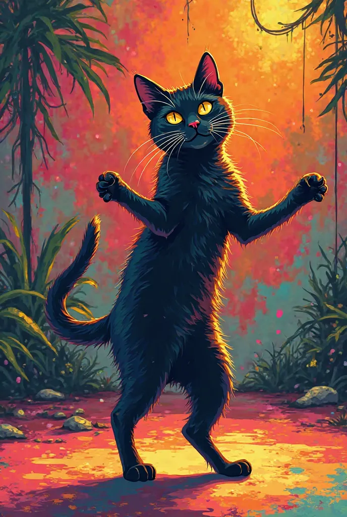 Cat dancing funk