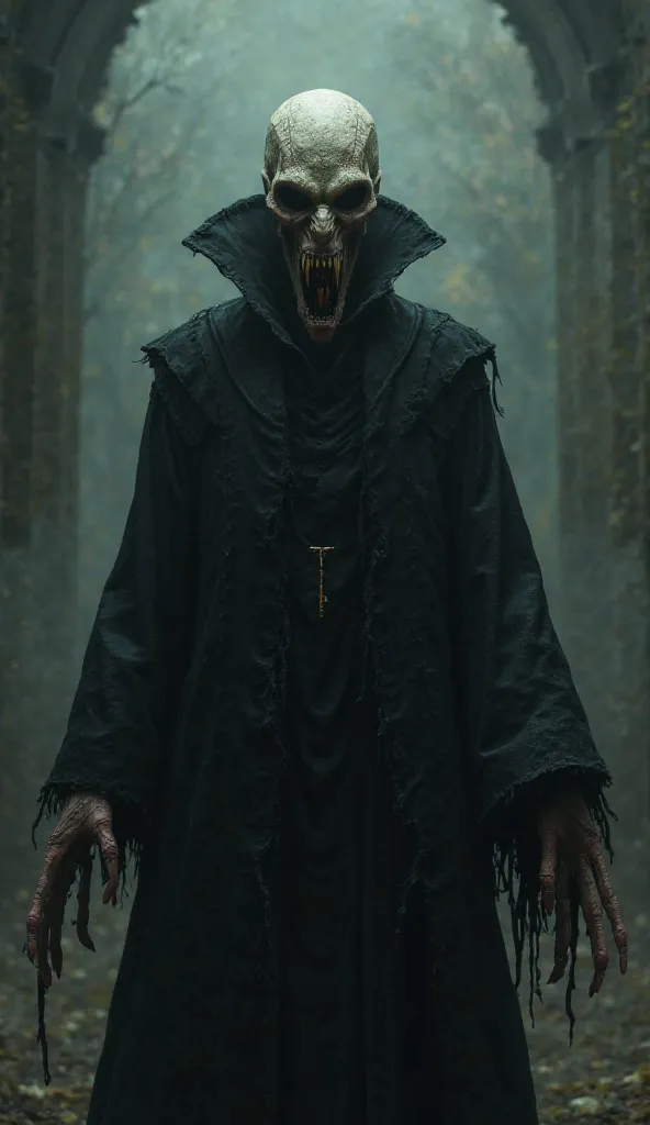 Realistic image of nosferatu and a dark mood