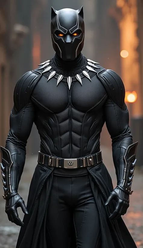 Traje black panther, stark style