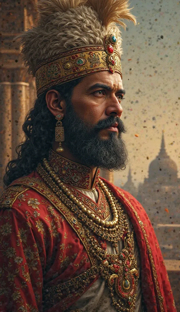 hyper realistic, ultra detailed photography his vision and military genius made him one of India’s most powerful rulers, leaving a lasting legacy of conquest and centralized rule.